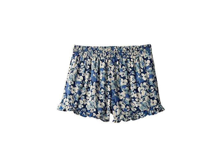 Polo Ralph Lauren Kids Floral Ruffled Challis Shorts (little Kids/big Kids) (brant Point Floral) Girl's Shorts