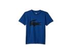 Lacoste Kids Sport Croc Graphic Tee (little Kids/big Kids) (inkwell/black) Boy's T Shirt