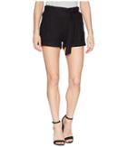 Three Dots Oana Linen Shorts (black) Women's Shorts