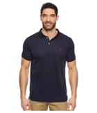 U.s. Polo Assn. Classic Fit Interlock Solid Polo Shirt (classic Navy) Men's Clothing