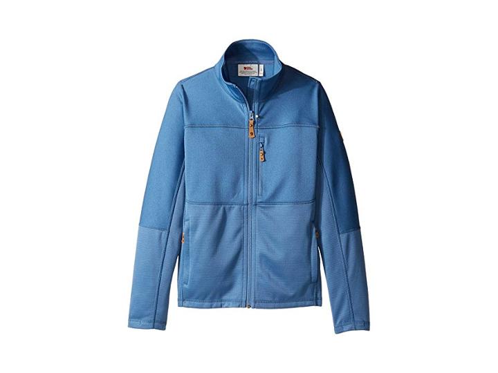 Fjallraven Kids Abisko Trail Fleece (little Kids/big Kids) (blue Ridge) Boy's Fleece