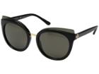 Tory Burch 0ty9049 53mm (black/dark Brown Gradient) Fashion Sunglasses