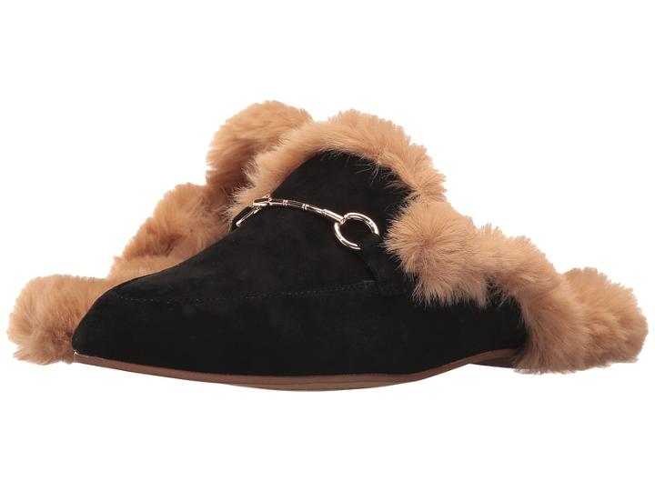 Kristin Cavallari Carter Mule (black Kid Suede) Women's Clog Shoes