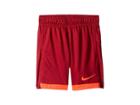 Nike Kids Trophy Shorts (little Kids) (red Crush) Boy's Shorts