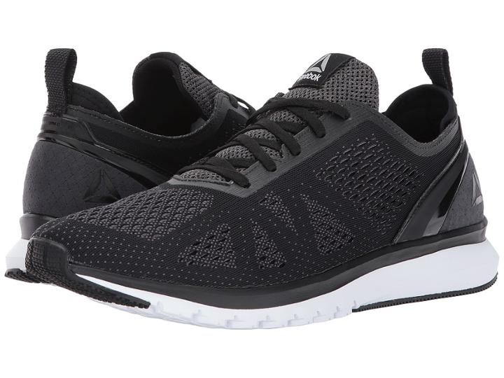 Reebok Print Smooth Clip Ultk (black/ash Grey/coal/white/pewter) Men's Running Shoes