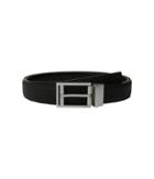 Calvin Klein 32mm Textured To Smooth Reversible Belt (black) Men's Belts