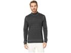 Vintage 1946 Space Dyed Stripe 1/4 Zip (black) Men's Clothing