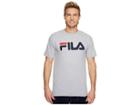 Fila Printed T-shirt (gray Heather) Men's T Shirt