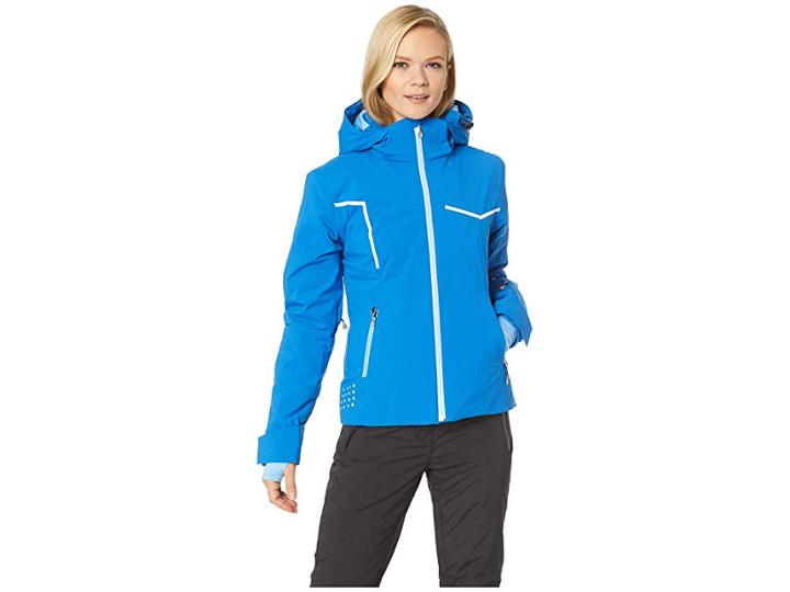 Spyder Protege Jacket (turkish Sea/turkish Sea/blue Ice) Women's Coat