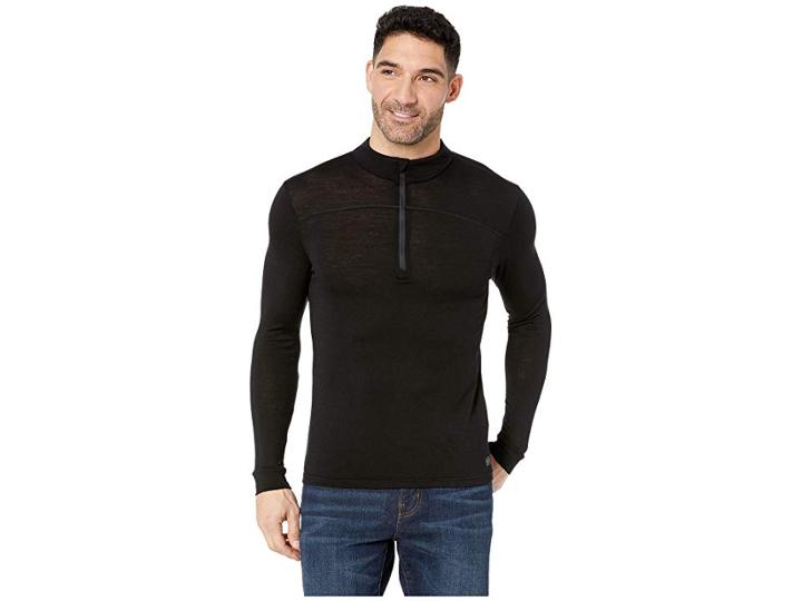 Helly Hansen Merino Mid 1/2 Zip (black) Men's Clothing