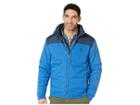 U.s. Polo Assn. Color Block Puffer Jacket (blue Whale) Men's Coat
