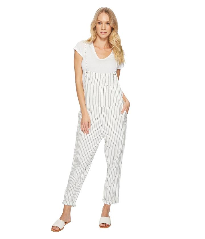 Amuse Society Overall Feeling Good (casa Blanca) Women's Jumpsuit & Rompers One Piece