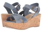 Cordani Candy (blue Leather) Women's Wedge Shoes
