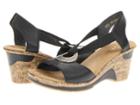 Rieker 60662 Roberta 62 (black/black) Women's Sandals