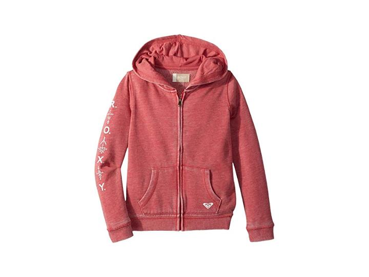 Roxy Kids On My Mind Hoodie (toddler/little Kids/big Kids) (holly Berry) Girl's Sweatshirt