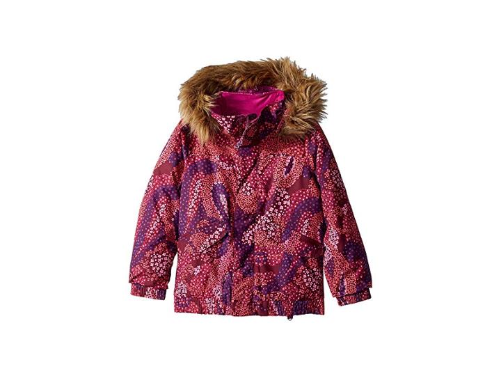 Burton Kids Girls Whiply Bomber Jacket (little Kids/big Kids) (cosmos Petal Paisley) Girl's Jacket