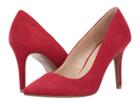 Chinese Laundry Ruthy Pump (red Kid Suede) High Heels