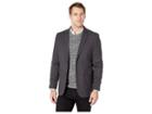 Perry Ellis Slim Fit Stretch Heathered Stripe Sport Coat (charcoal) Men's Coat