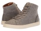 Frye Ivy High Top (grey Wool/waxed Pull-up) Women's Lace Up Casual Shoes