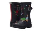 Joules Kids Printed Welly Rain Boot (toddler/little Kid/big Kid) (potter Garden) Boys Shoes