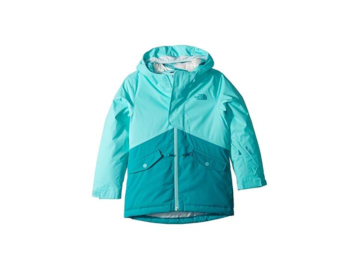 The North Face Kids Freedom Insulated Jacket (little Kids/big Kids) (mint Blue) Girl's Coat