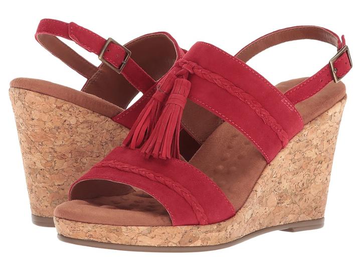 Walking Cradles Kalinda (red Suede) Women's  Shoes
