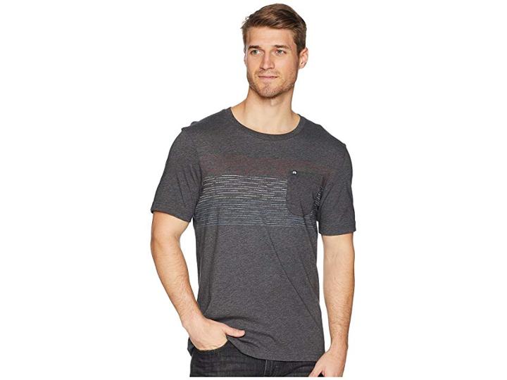Travismathew Flogging (heather Grey Pinstripe) Men's Clothing