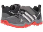 Adidas Outdoor Kids Terrex Ax2r Cf (little Kid/big Kid) (grey Four/grey One/hi-res Red) Boys Shoes