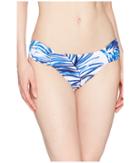 Tommy Bahama Fuller Fronds Reversible Hipster Bikini Bottom (white) Women's Swimwear