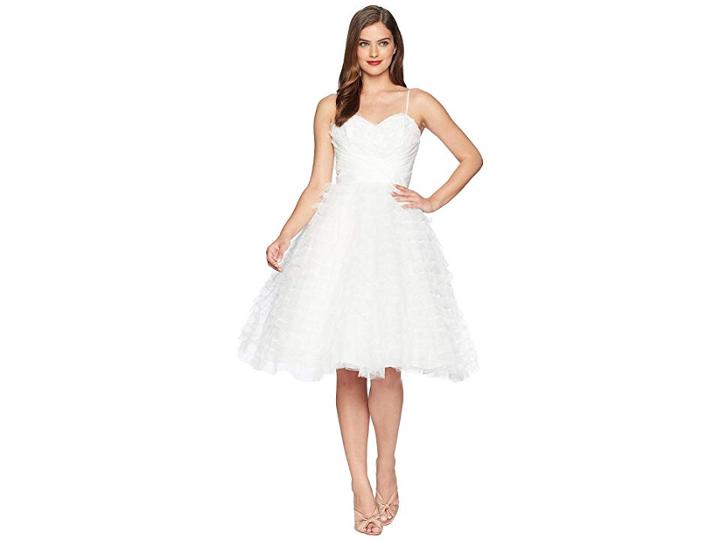 Unique Vintage Sweetheart Cupcake Swing Dress (white) Women's Dress