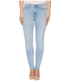 Hudson Barbara High-waist Ankle W/ Raw Hem Super Skinny Jeans In Gemini (gemini) Women's Jeans