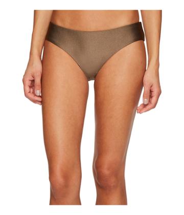 Becca By Rebecca Virtue Reversible Shimmer American Fit Pant Bottoms (mink) Women's Swimwear