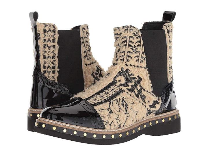 Free People Textile Atlas Chelsea Boot (beige) Women's Pull-on Boots