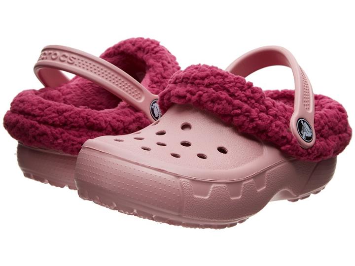 Crocs Kids Mammoth Evo Clog (toddler/little Kid) (petel Pink/berry) Girls Shoes