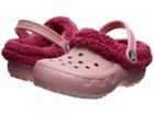 Crocs Kids Mammoth Evo Clog (toddler/little Kid) (petel Pink/berry) Girls Shoes