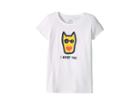 Life Is Good Kids Rocket Heart Crusher Tee (little Kids/big Kids) (cloud White) Girl's T Shirt