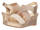 Kenneth Cole Reaction Kids Reed Glimmer (little Kid/big Kid) (gold) Girl's Shoes