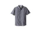 Billabong Kids All Day Chambray Short Sleeve Shirt (big Kids) (black) Boy's Short Sleeve Button Up