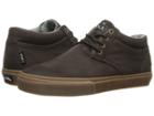 Lakai Mj Mid Weather Treated (espresso Oiled Suede) Men's Skate Shoes