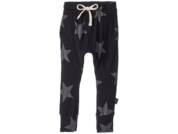 Nununu Star Baggy Pants (infant/toddler/little Kids) (black) Boy's Casual Pants