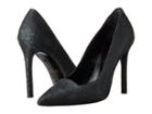 Just Cavalli Pointed Toe Pump Glitter (black) High Heels