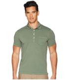 Billy Reid Penascola Polo (thyme) Men's Short Sleeve Pullover