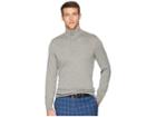 Perry Ellis Cotton Modal 1/4 Zip Sweater (smoke Heather) Men's Sweater