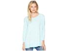 Fresh Produce White Tides Emily 3/4 Sleeve Top (seaglass) Women's Long Sleeve Pullover