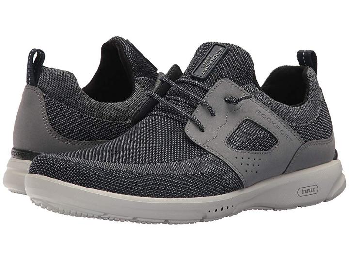 Rockport Truflex Mesh Tie (navy) Men's Shoes