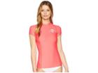 Billabong Surf Dayz Performance Fit Short Sleeve (sunkissed Coral) Women's Swimwear