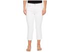 Nydj Petite Petite Capris W/ Released Hem In Optic White (optic White) Women's Jeans