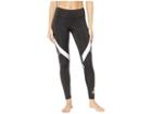 Reebok Work Out Ready Big Delta Tights (black) Women's Casual Pants