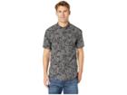 Dakine Poipu Short Sleeve Woven Shirt (black Stencil Palm) Men's Clothing