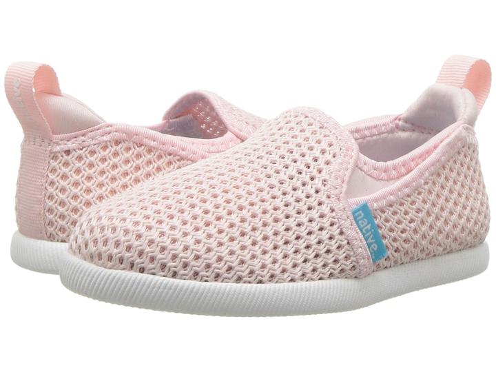 Native Kids Shoes Cruz (toddler/little Kid) (milk Pink/shell White) Girls Shoes